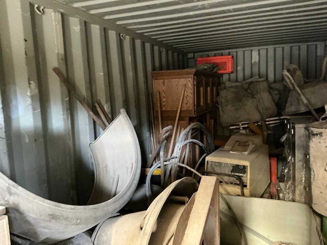 20ft opslagcontainer met inhoud - afbeelding 2 van  12