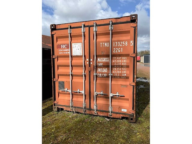 20ft zeecontainer - afbeelding 6 van  9