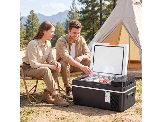 20l compressorkoeler -20 °c tot +20 °c elektrische koeler met app-besturing - afbeelding 1 van  6