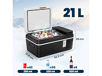 20l compressorkoeler -20 °c tot +20 °c elektrische koeler met app-besturing - afbeelding 3 van  6