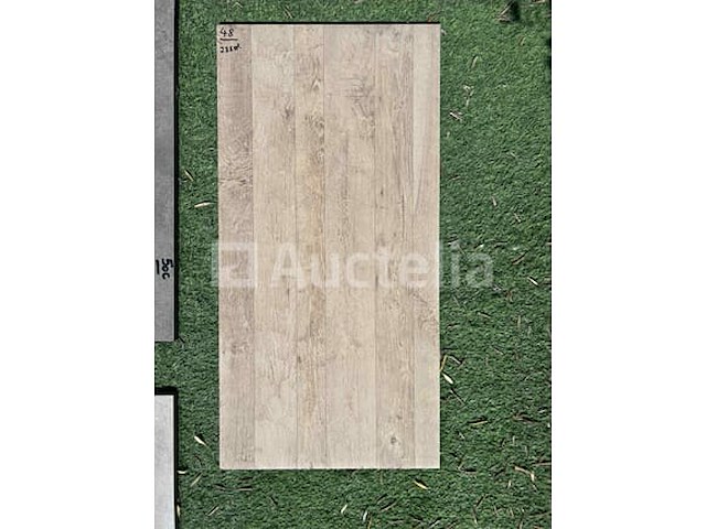 20m² buitentegels, houteffect 45x90 x20mm gelijkgerigt, ideaal voor terras - afbeelding 1 van  2