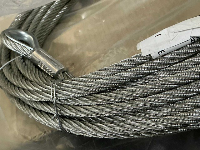 20m veiligheidskabel - afbeelding 1 van  2