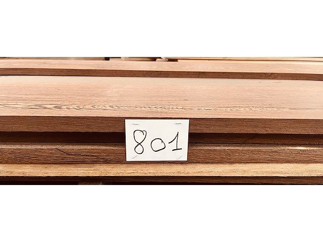 20m² wengé 2e keus ovendroog geschaafd wisselende breedte - afbeelding 1 van  5