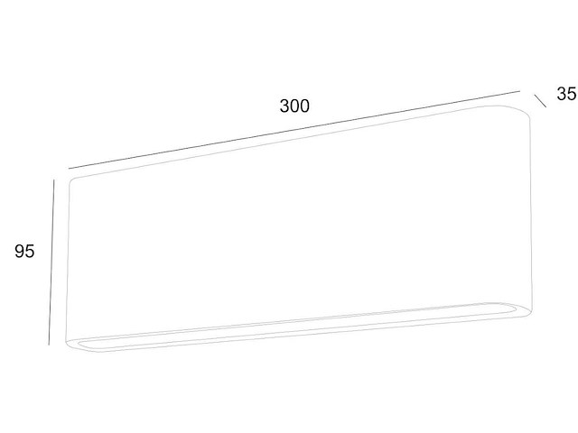20w led wandlamp duo licht waterdicht 30cm (6x) - afbeelding 7 van  8