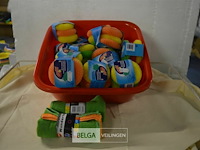 ±20x 3st pannensponsen +2x 2st microvezeldoek 30x30cm - afbeelding 2 van  3