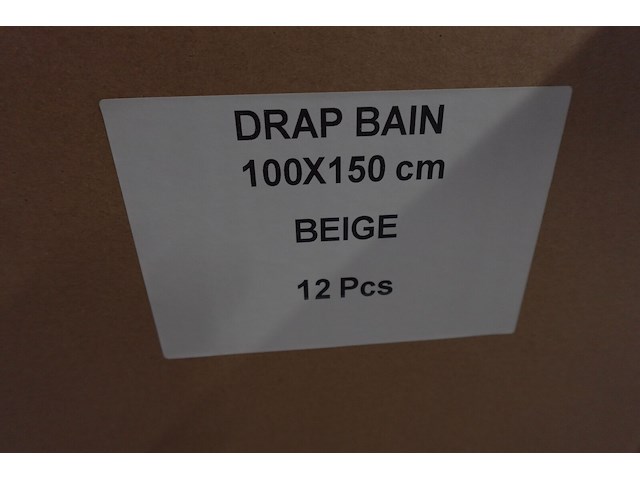 20x badhanddoek beige - afbeelding 5 van  6