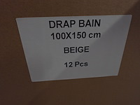 20x badhanddoek beige - afbeelding 5 van  6