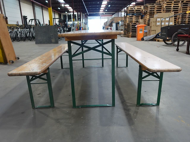 20x biertafel + 36x bank - afbeelding 2 van  5
