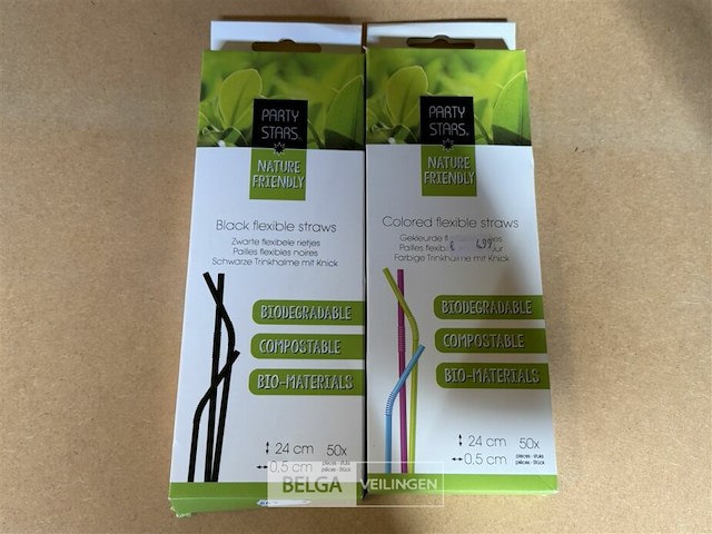 ± 20x bio-rietjes - afbeelding 2 van  4