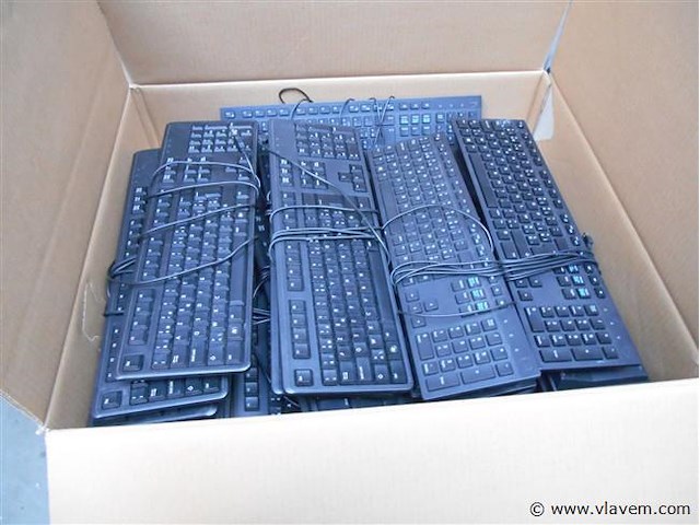 20x dell toetsenbord azerty usb 2 types - afbeelding 1 van  1