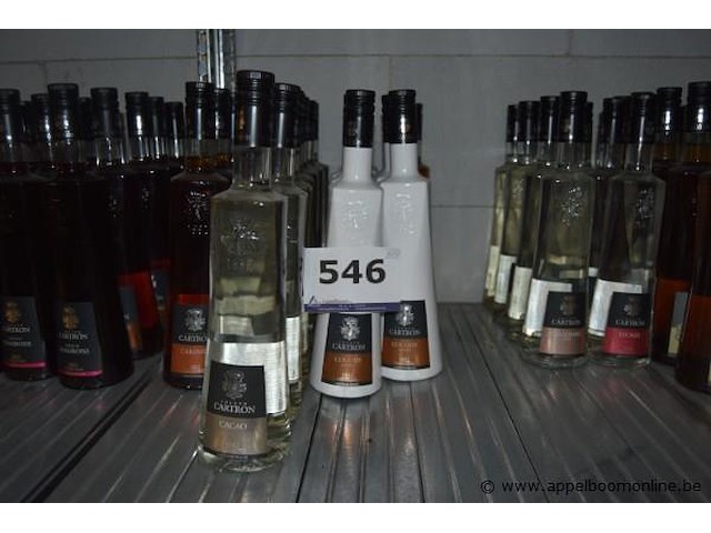 20x fles likeur, joseph cartron, wo. cacao, caramel, cocody, framboise, lychée - afbeelding 1 van  4