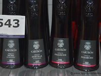 20x fles likeur, joseph cartron, wo. crème de mûre, crème de myrtille, crème de framboise, curaçao orange - afbeelding 2 van  2