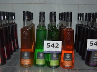 20x fles likeur, joseph cartron, wo. fruit de la passion, melon, pisang, curaçao orange, n°7, mûre, 70cl - afbeelding 1 van  2