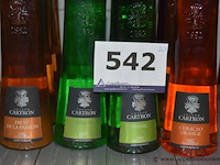 20x fles likeur, joseph cartron, wo. fruit de la passion, melon, pisang, curaçao orange, n°7, mûre, 70cl - afbeelding 2 van  2