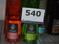 20x fles likeur, joseph cartron, wo. pastèque, kiwi, peppermint, cacao, acérola - afbeelding 3 van  3