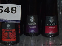 20x fles likeur, joseph cartron, wo. the rooibos, violette, grenade - afbeelding 2 van  2