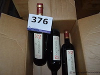 20x fles rode wijn, maucaillou, n°2 de maucaillou, moulis, 2008, 75cl - afbeelding 1 van  3