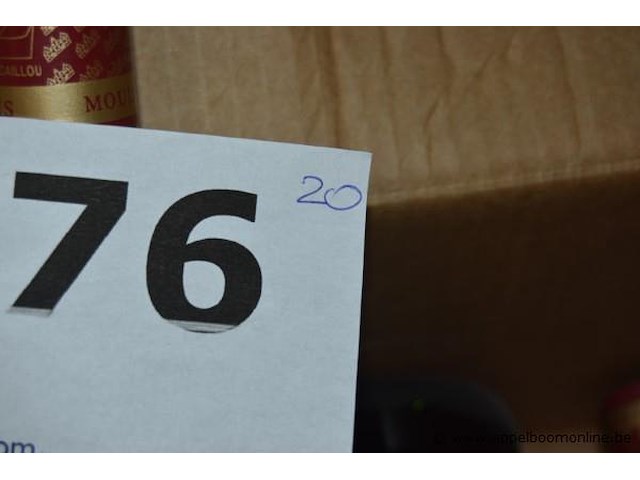 20x fles rode wijn, maucaillou, n°2 de maucaillou, moulis, 2008, 75cl - afbeelding 3 van  3