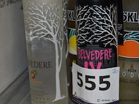 20x fles vodka, wo. belvedere ix, belvedere citrus, bökland peach and vodka, 70cl - afbeelding 2 van  3