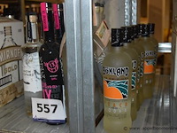 20x fles vodka, wo. snow leopard, 70cl, belvedere ix, 70cl - afbeelding 1 van  2