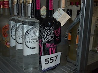 20x fles vodka, wo. snow leopard, 70cl, belvedere ix, 70cl - afbeelding 2 van  2
