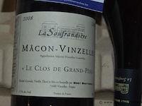 20x fles witte wijn, la soufrandière, mâcon-vinzelles, le clos de grand-père, 2008, 75cl - afbeelding 2 van  3