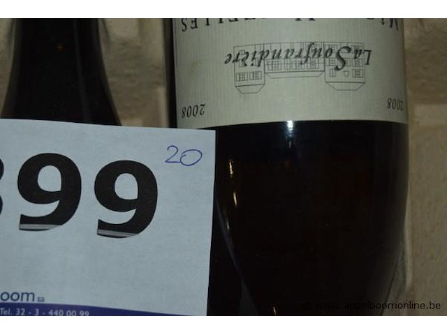 20x fles witte wijn, la soufrandière, mâcon-vinzelles, le clos de grand-père, 2008, 75cl - afbeelding 3 van  3