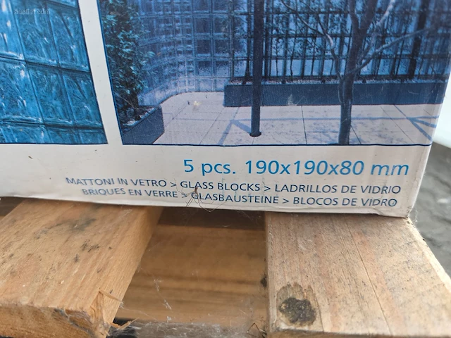 (20x) glazen bouwblokken fidenza eindsteen do 1ak... - afbeelding 5 van  5