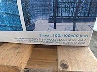 (20x) glazen bouwblokken fidenza eindsteen do 1ak... - afbeelding 5 van  5