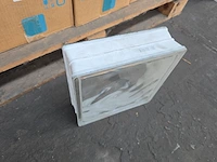 (20x) glazen bouwblokken fidenza wit gewolkt en... - afbeelding 2 van  4