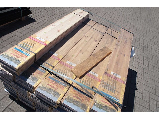 20x grenen timmerpanelen/legplank - afbeelding 4 van  6