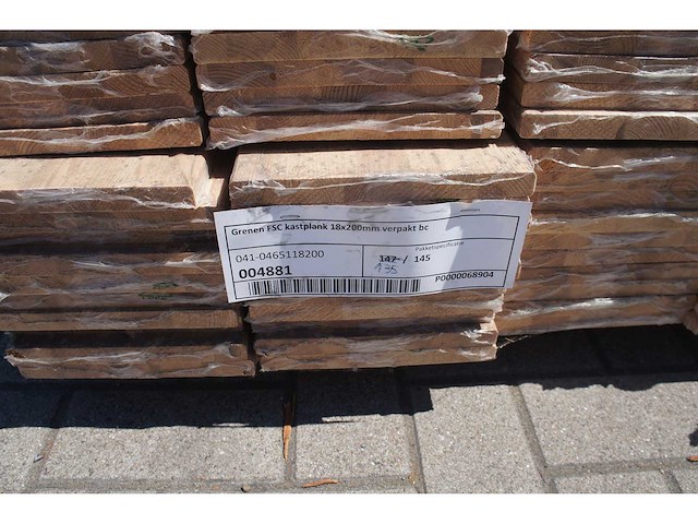 20x grenen timmerpanelen/legplank - afbeelding 6 van  6