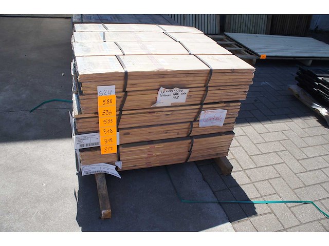 20x grenen timmerpanelen/legplank - afbeelding 6 van  6
