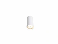 (20x) gu10 opbouwspot armatuur dun cilinder zand wit - afbeelding 3 van  4