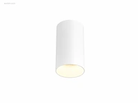 (20x) gu10 opbouwspot armatuur dun cilinder zand... - afbeelding 2 van  4