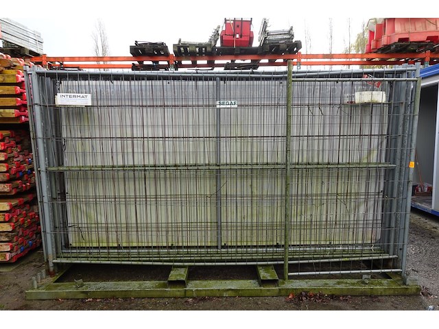 20x heras hekken met houder - afbeelding 1 van  3