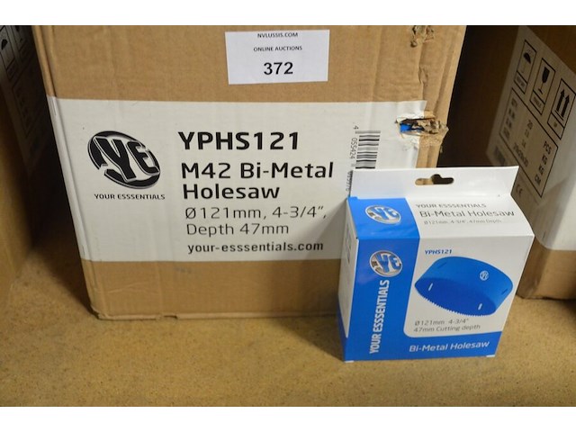 20x holesaw diam 121 mm - afbeelding 1 van  3