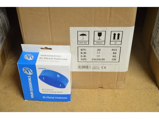 20x holesaw diam 127 mm - afbeelding 2 van  3