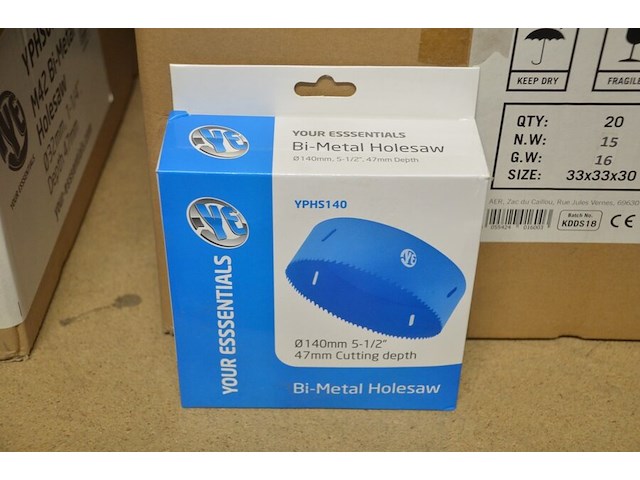 20x holesaw diam 140 mm - afbeelding 2 van  2