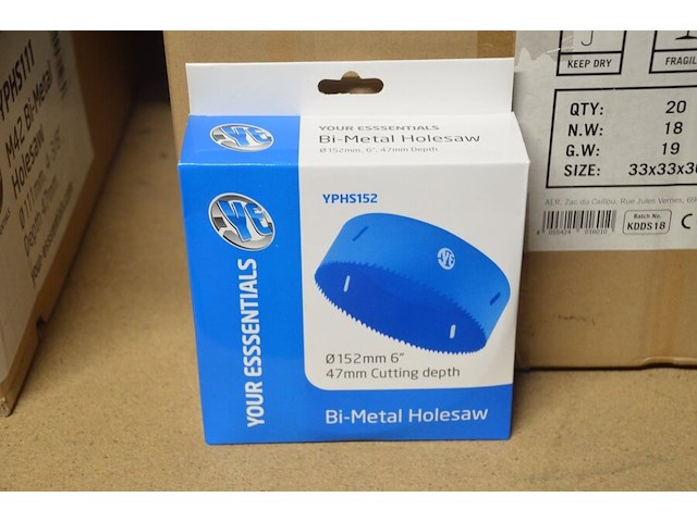 20x holesaw diam 152 mm - afbeelding 2 van  2