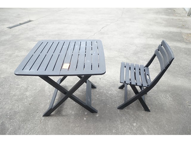 20x klapstoel 6x klaptafel - afbeelding 1 van  2