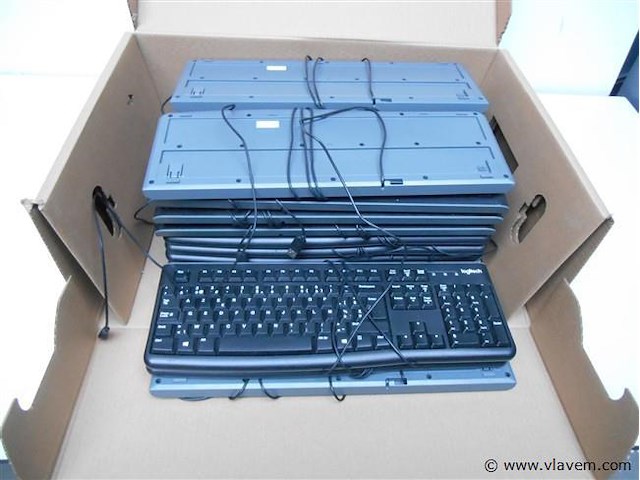 20x logitech toetsenbord azerty usb - afbeelding 1 van  1
