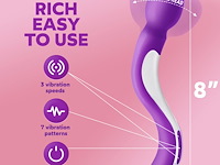 20x lulu 8 vibration massager paars - afbeelding 2 van  4