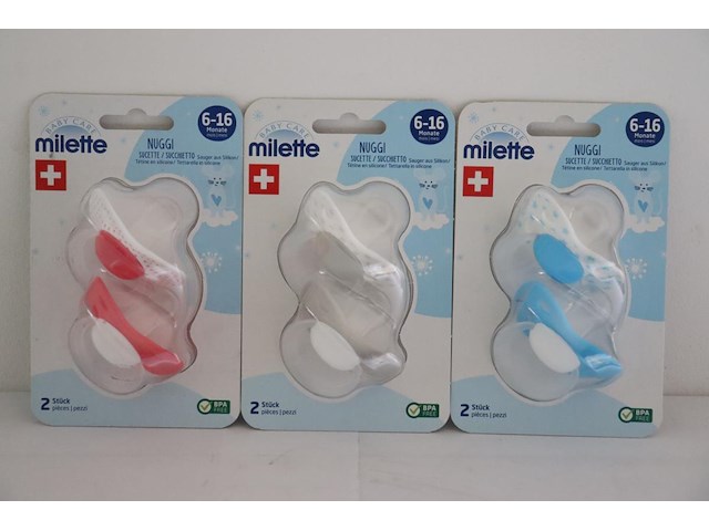 20x milette fopspeen 2 stuks - afbeelding 1 van  4