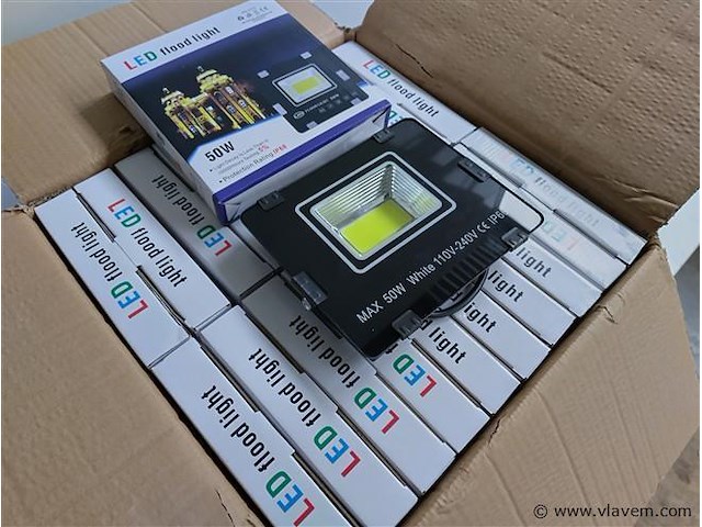 20x ongebruikt 50w led floodlight - afbeelding 2 van  7