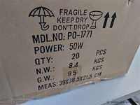 20x ongebruikt 50w led floodlight - afbeelding 7 van  7
