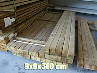 20x paal 8,8x8,8x300 - afbeelding 1 van  1