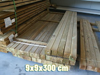 20x paal 8,8x8,8x300 - afbeelding 3 van  3