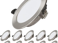 20x pack v 10 led inbouwspots warmwit - afbeelding 1 van  5