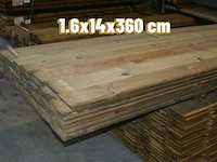 20x plank 1,6x14x360cm. - afbeelding 1 van  1